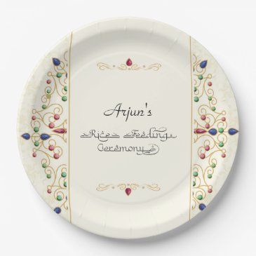 modern annaprashan first rice ceremony paper plates