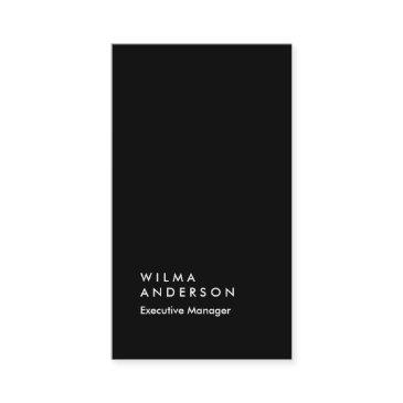 modern black white trendy impressive professional business invitations