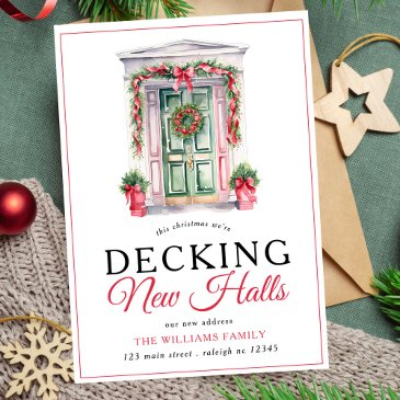 modern decking new halls christmas door moving announcement