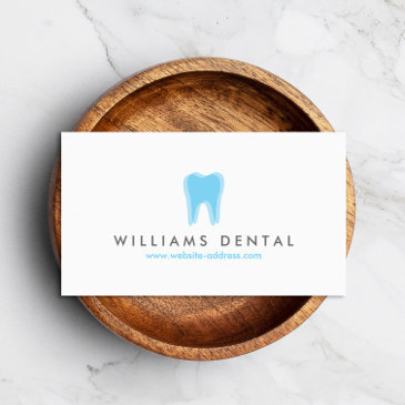 modern dentist tooth logo on white business invitations