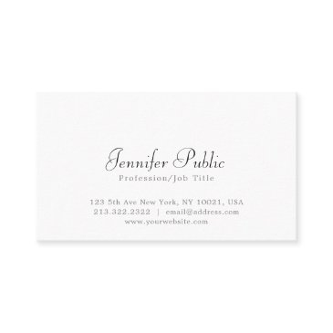 modern elegant white simple professional plain business invitations