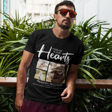modern forever in our hearts | funeral t-shirt