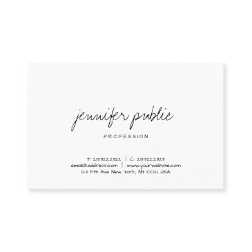 modern handwritten script elegant minimalist business invitations
