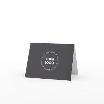modern minimalistic company logo/any image | gray invitations