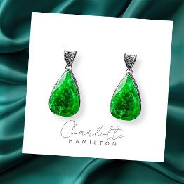 Small Modern Personalized Name Grey Tones Earring Invitations Front View