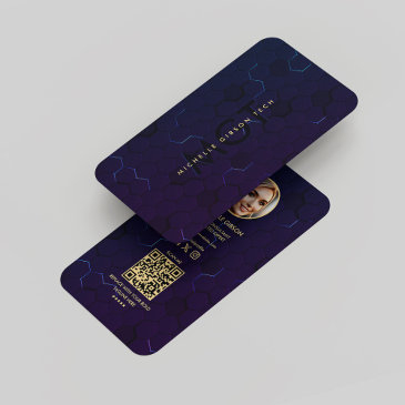 modern programmer cybersecurity midnight blue business invitations