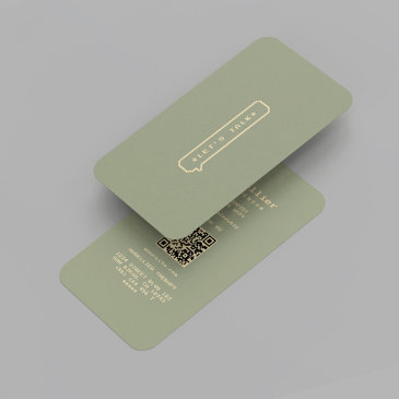 modern sage psychologist talk therapist gold business invitations