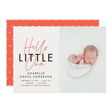 modern script photo hello little one