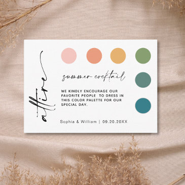 modern summer wedding attire dress code invitations