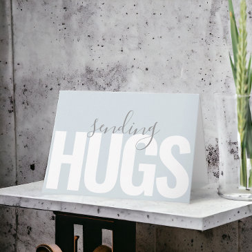 modern text sending hugs thinking of you invitations