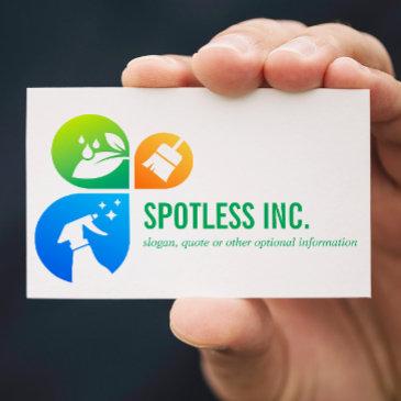 modern trendy cleaning services logo professional business invitations