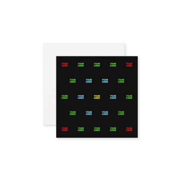 modern uploaded logo or image pattern template