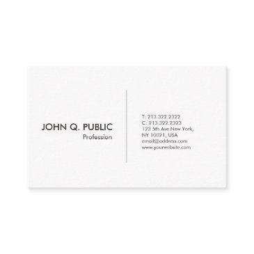 modern white professional simple elegant business invitations