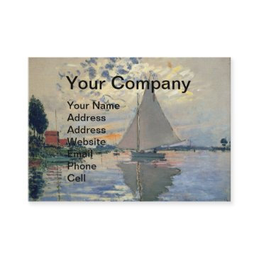 monet sailboat french impressionism classic art business invitations