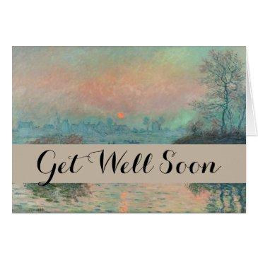 monet sunset seine fine art impressionism