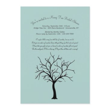 money tree bridal shower invitations