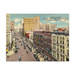 Small Monroe Avenue, Grand Rapids, Michigan Postinvitations Front View