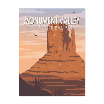 monument valley navajo tribal park vintage postinvitations