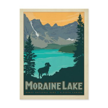 moraine lake, alberta canada postinvitations