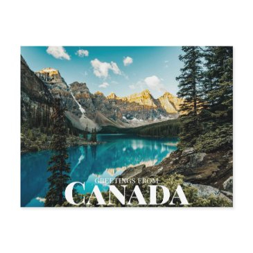 moraine lake, improvement district, ab, canada postinvitations