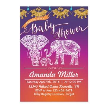moroccan baby shower - indian inspiration - india invitation
