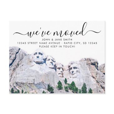 mount rushmore moving announcement postinvitations