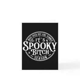 Small Move Over Hot Girls Summer It39s Spooky-bitch Seas Invitations Front View
