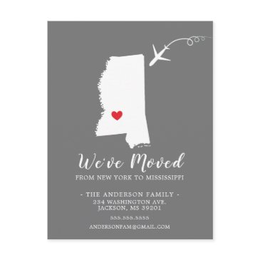 moving announcement state mississippi post invitations