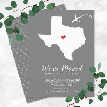 moving announcement | state texas