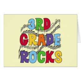 Small Multicolor 3rd Grade Rocks Tshirts And Gifts Front View