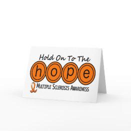 Small Multiple Sclerosis Ms Hope 6 Invitations Front View