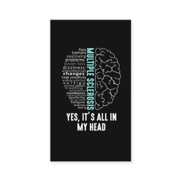 multiple sclerosis ms it's all in my head business invitations