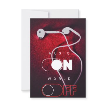 music lovers invitation