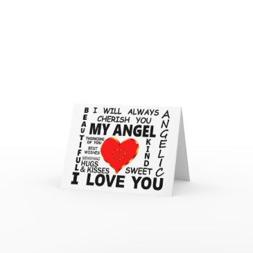 my angel i love you invitations