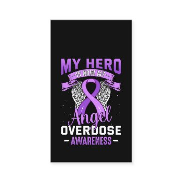 my hero is now my angel overdose awareness support business invitations