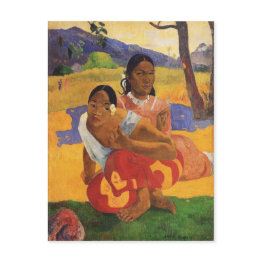 Small 'nafea Faa Ipoipo' - Paul Gauguin Postinvitations Front View