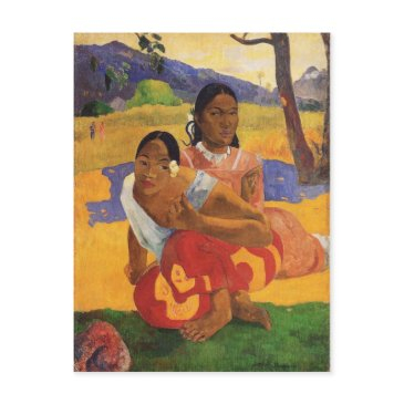 'nafea faa ipoipo' - paul gauguin postinvitations