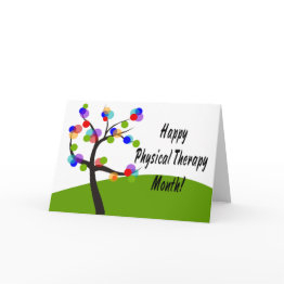 Small National Physical Therapy Month Invitations Front View