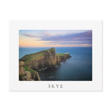neist point lighthouse on skye at sunset postinvitations