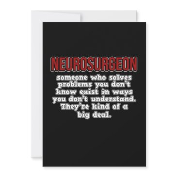 neurosurgeon surgery medical doctor neurology grap thank you invitations