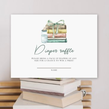 new chapter baby shower diaper raffle enclosure invitations