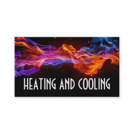 Small New Heating & Ac Invitations | Qr Code Front View