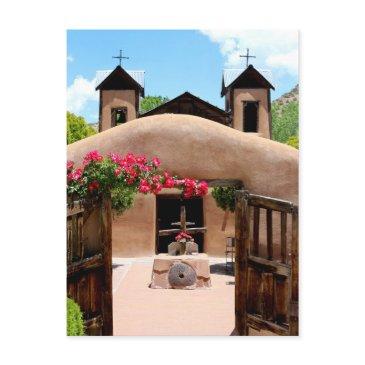 new mexico adobe church postinvitations