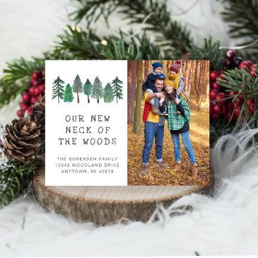 new neck of the woods photo moving announcement postinvitations