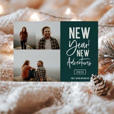 new year new adventures photo holiday invitations
