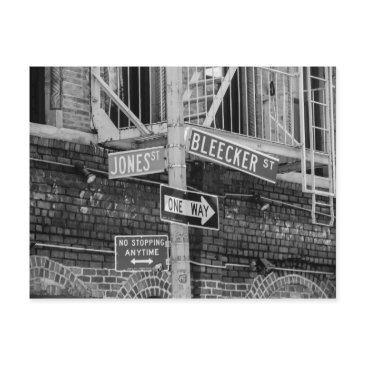 new york city street signs postinvitations