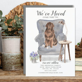 Small Newfoundland We've Moved Moving Announcement Front View