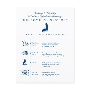 newport ri wedding weekend itinerary timeline enclosure invitations