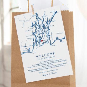 newport ri wedding welcome weekend itinerary thank you invitations