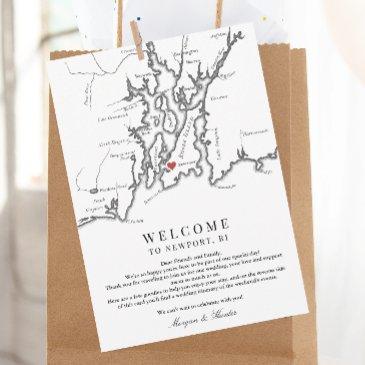 newport ri wedding welcome weekend itinerary thank you invitations